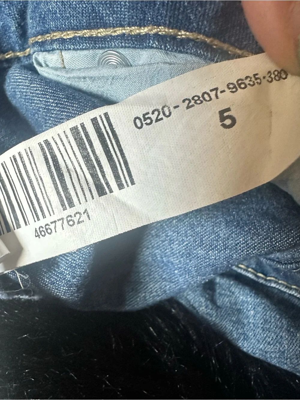 Brazil Women's low rise Y2K Blue Denim Shorts - Picture 6 of 6